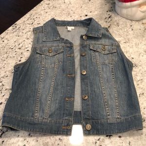 Nordstrom BP sleeveless jean jacket